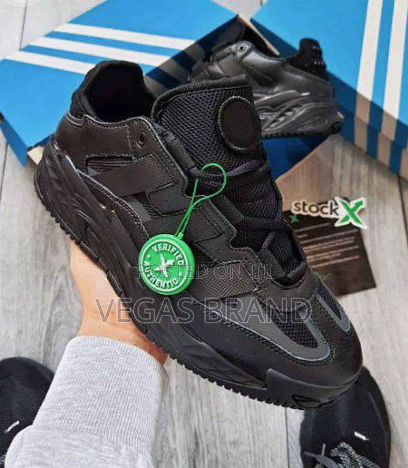 Adidas Niteball Sneakers Triple Black Quality Shoes