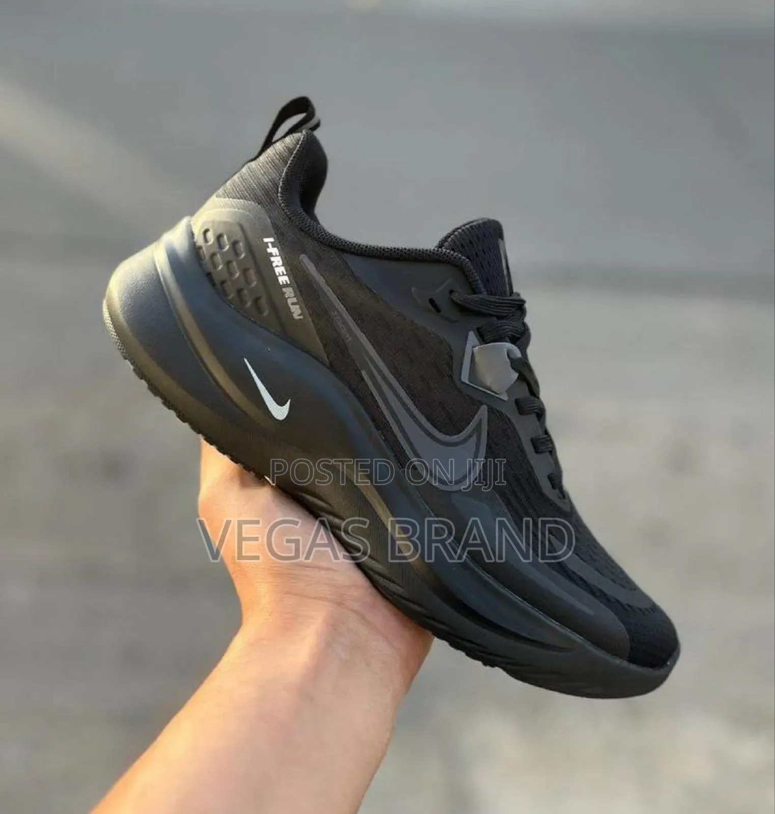 Nike Zoom Free Run Triple Black Quality Shoes