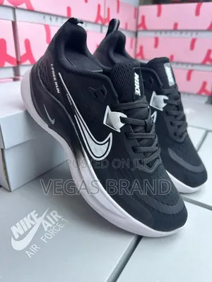 Nike Zoom Free Run Black White Master Quality Shoes