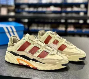 Adidas Niteball Sneakers White Red Quality Shoes