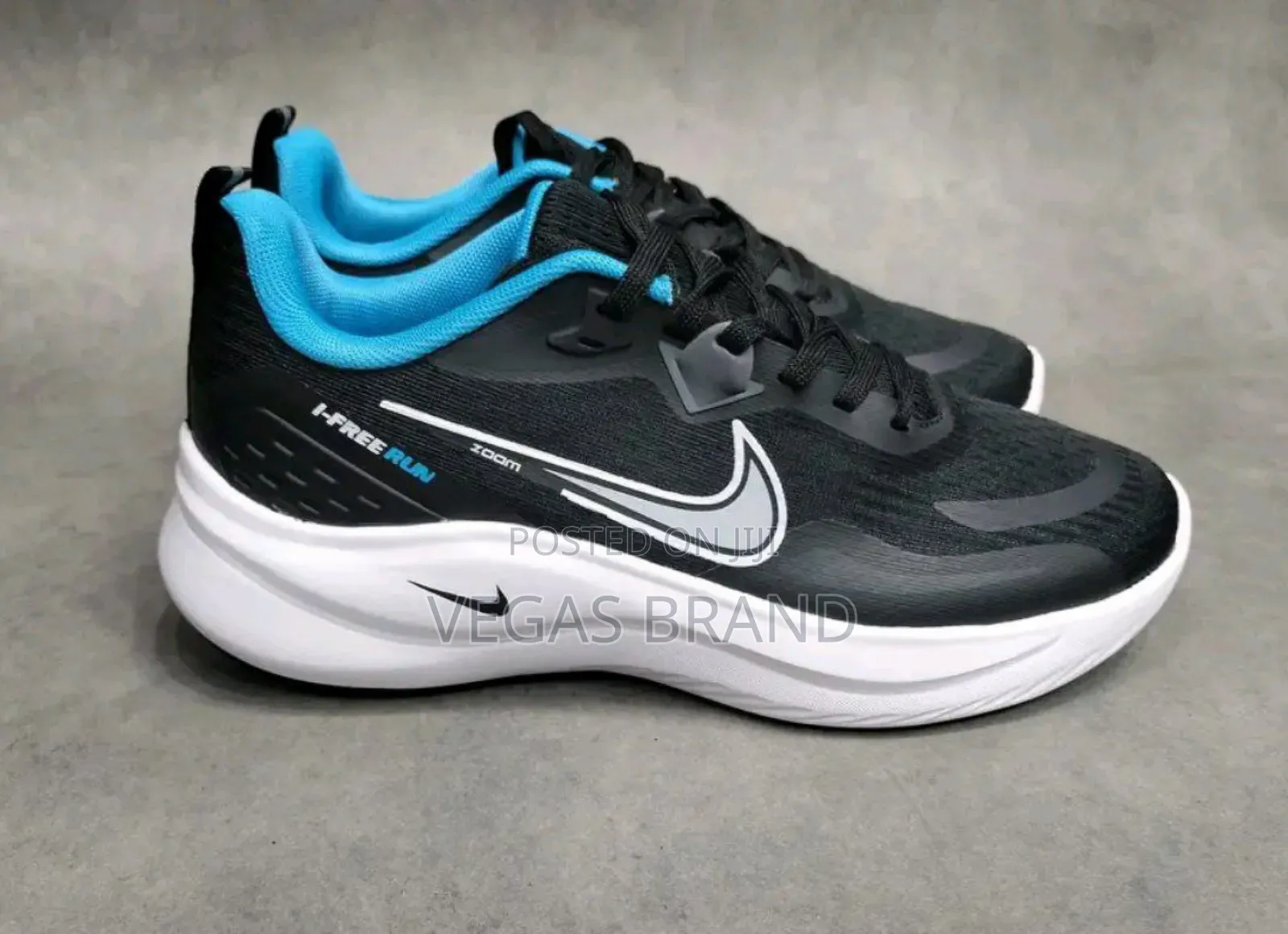Nike Zoom Free Run Blue Black Master Quality Shoes