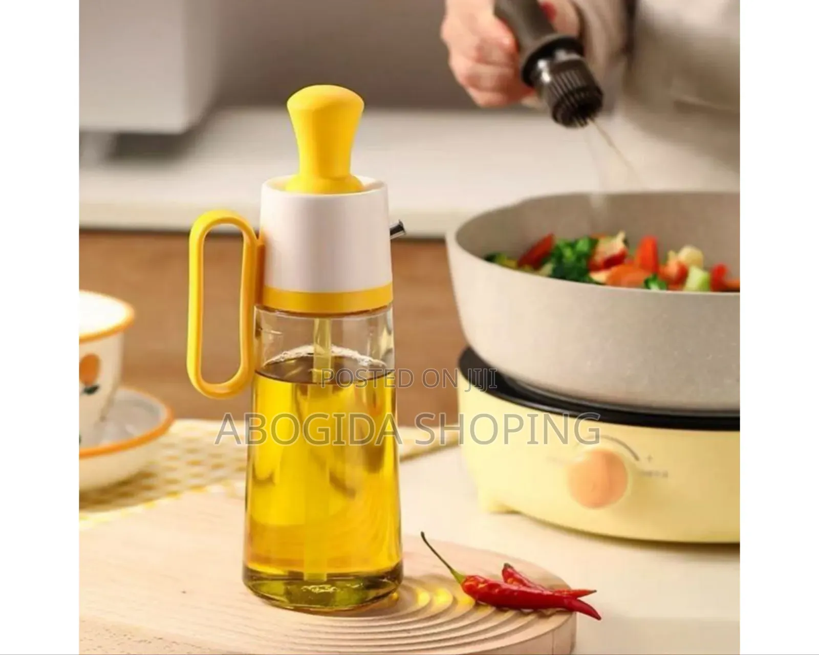 650ml Oil Bottle With Integrated Silicone Brush