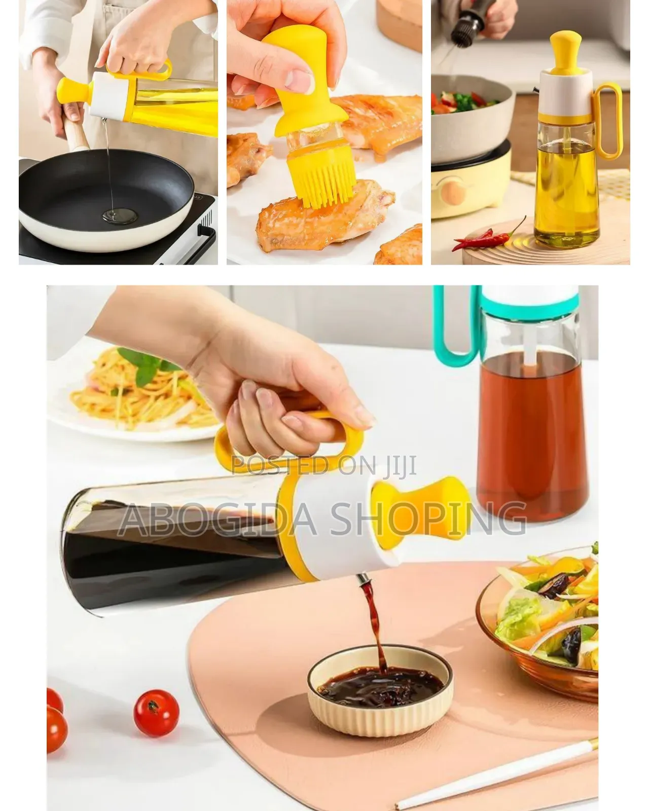 Squeeze Silicone Bottle With Brush Head Attachment