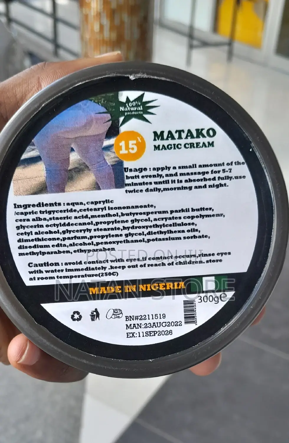 የዳሌ ማሳደጊያ የናይጀሪያ ሴቶች ቁመና ሚስጥር የሆነው Matako Magic Cream