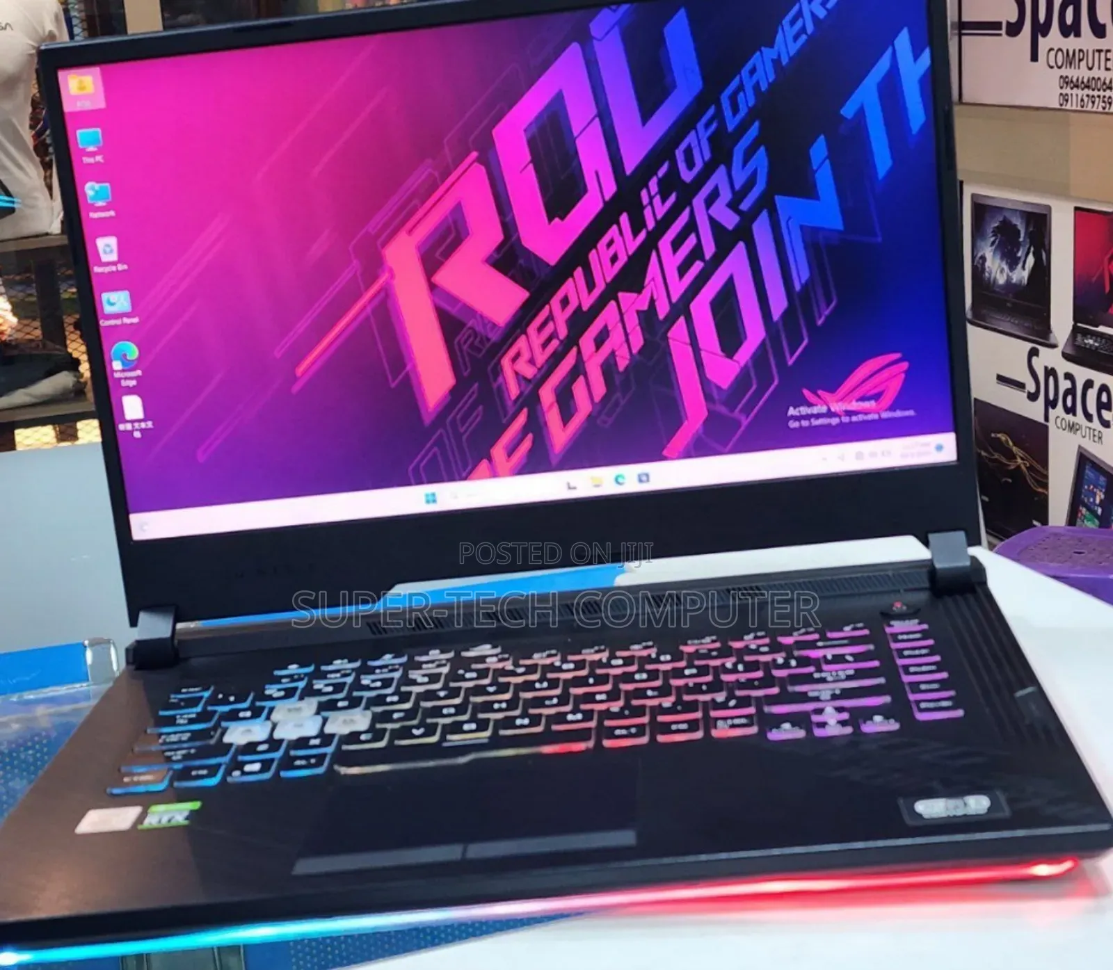 New Laptop Asus ROG Strix G15 16GB Intel Core I7 SSD 1T