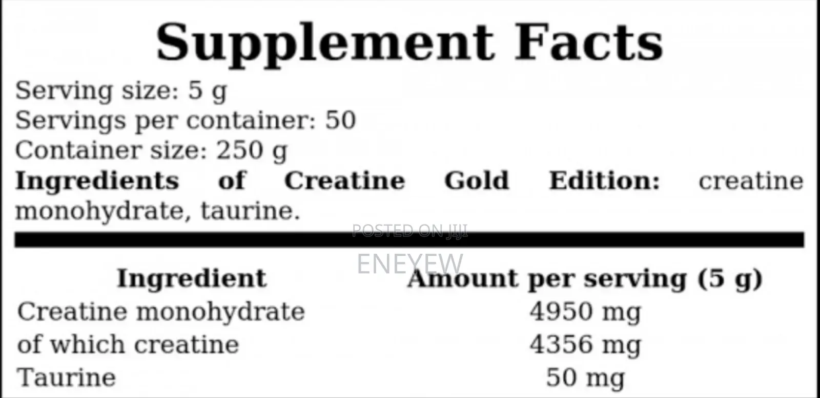 Levrone Gold Creatine 300 G