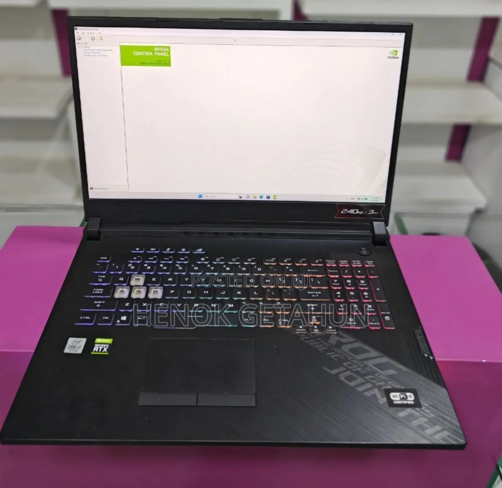 New Laptop Asus ROG Strix G15 16GB Intel Core I7 SSD 1T