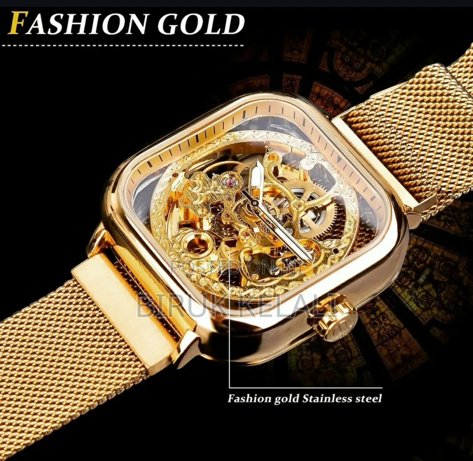 Forsining Golden Men Automatic Watch
