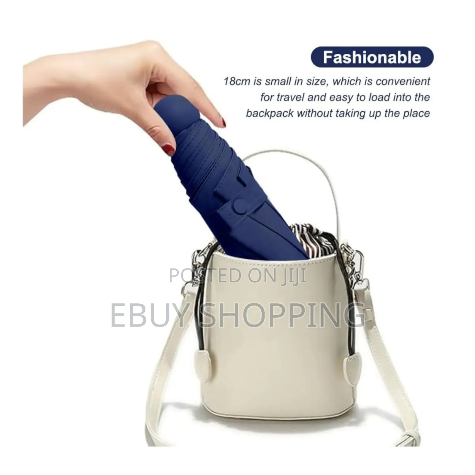 Mini Pocket Uv Umbrella–Compact Portable Sun Rain Shield