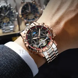 POEDAGAR 1410 Casual Mechanical Automatic Movement Men Watch