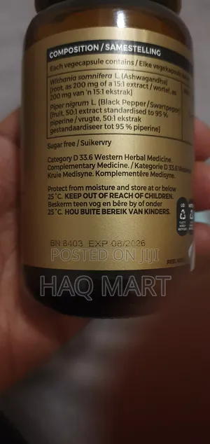 Ashwagandha Gold Supplement