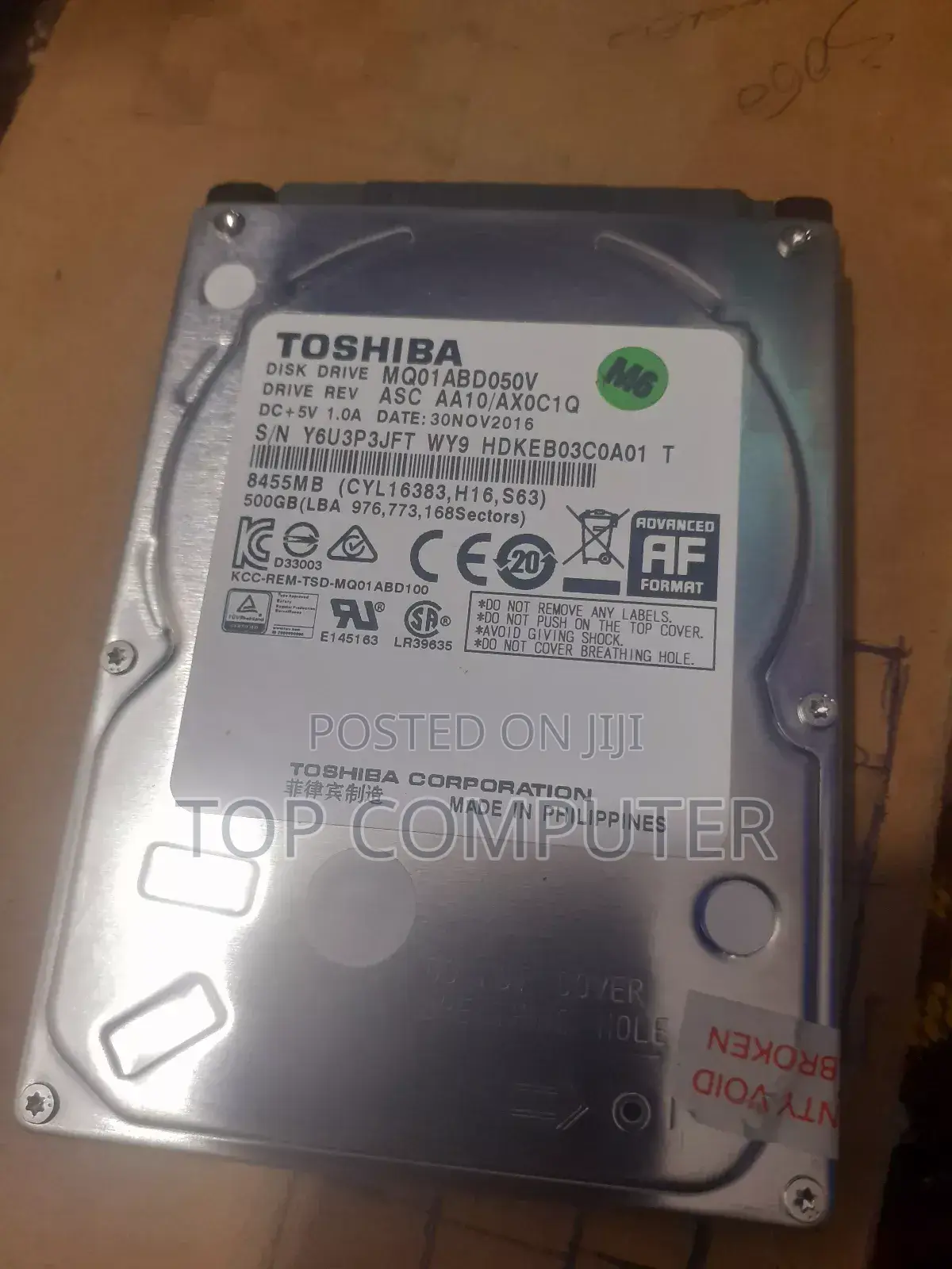 Laptop Hard Disk