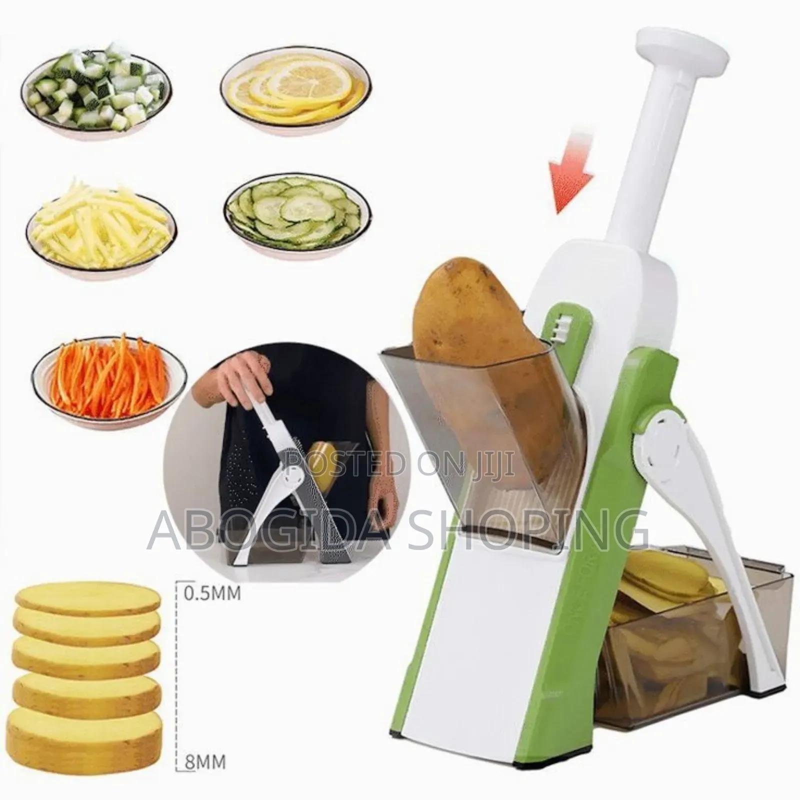Multi-Purpose Spring Vegetable Slicer Tool