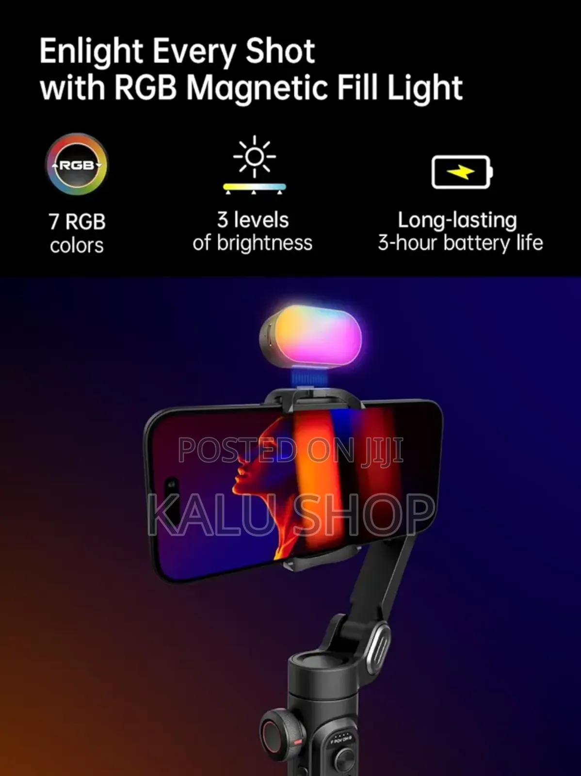 Smartphone Gimbal 3-axis Stabilizer For iPhone Android