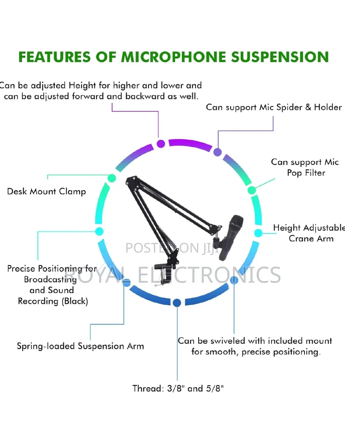 Proffissional Microphone Stand