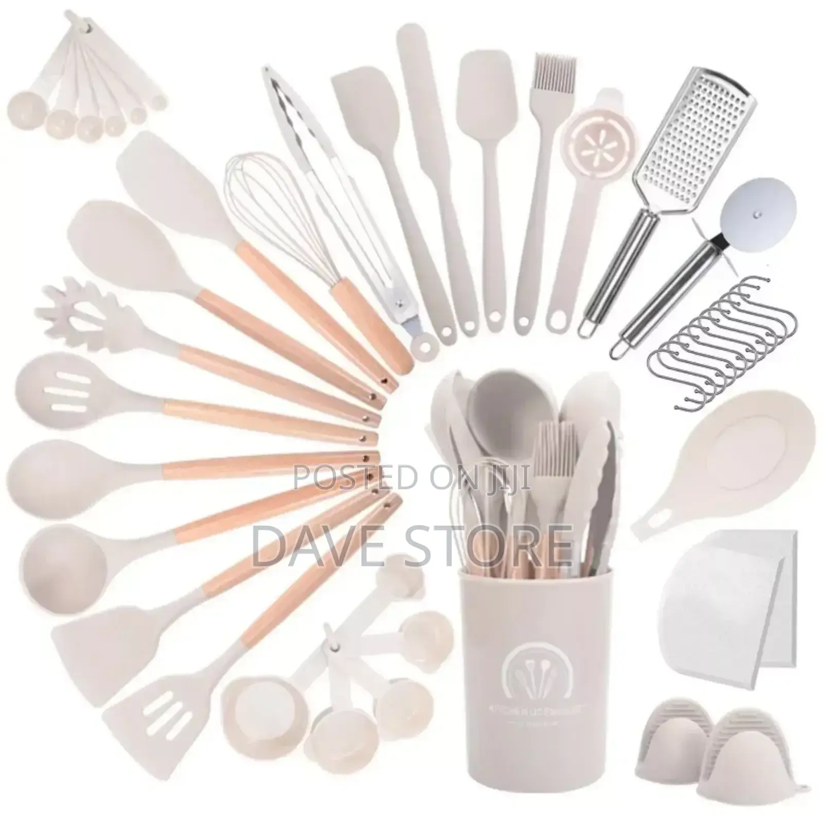 18 Pieces Silicone Utensils and Knives Set