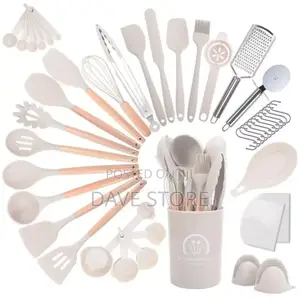 18 Pieces Silicone Utensils and Knives Set