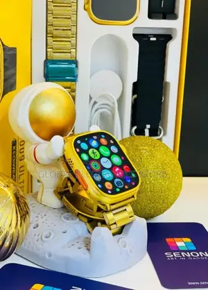 Premium Gold Dual Strap Smart Watch -