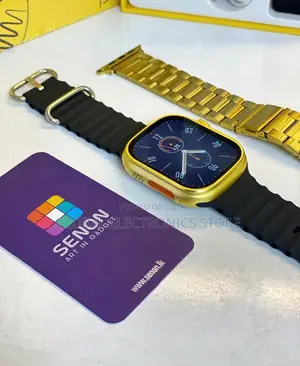 Premium Gold Dual Strap Smart Watch -