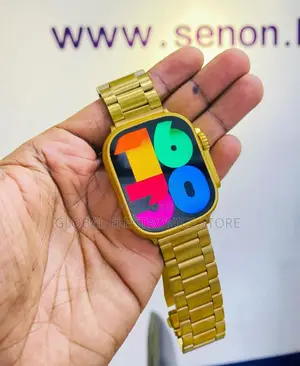 Premium Gold Dual Strap Smart Watch -