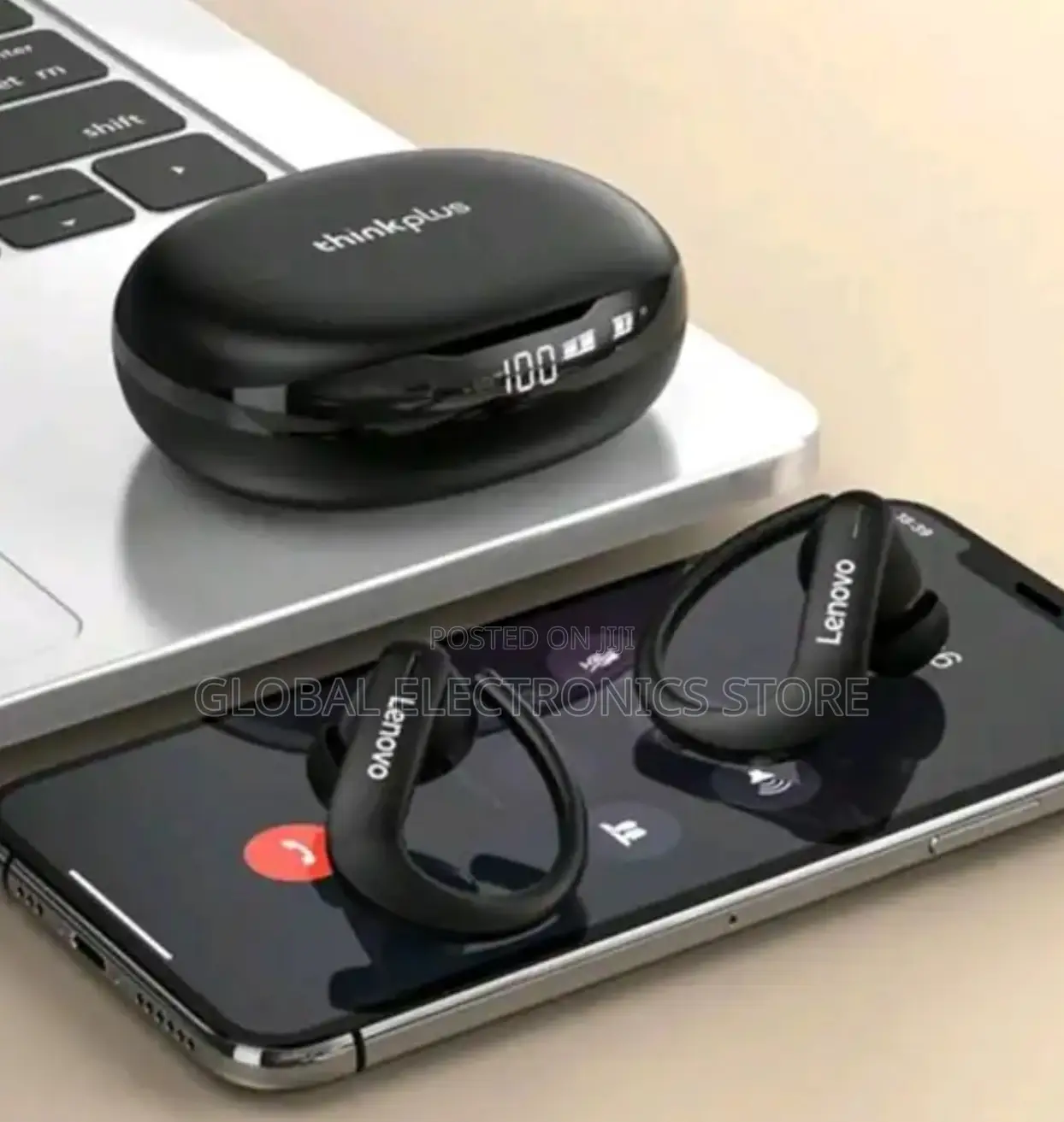 Lenovo Hifi Low Latency Noise Reduction Waterproof Earbuds