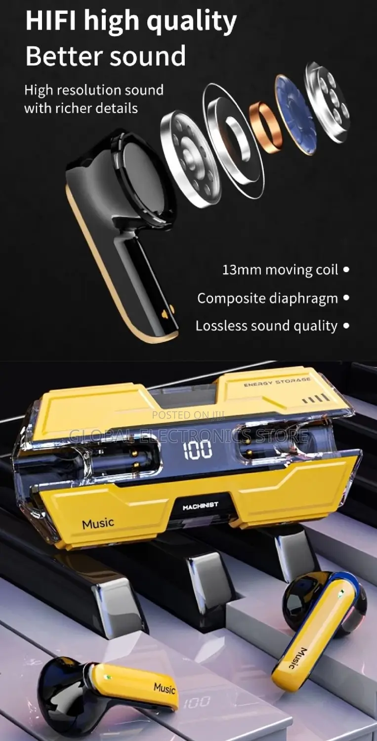 TRANSFORMERS Wireless Hifi Music Low Latency Game Headphones