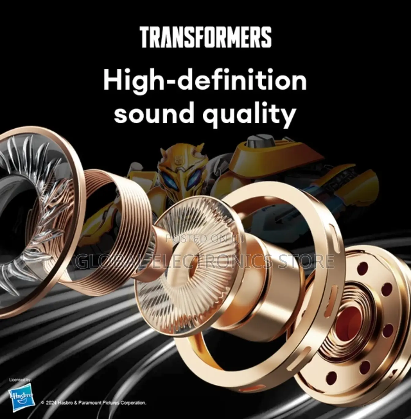 TRANSFORMERS Wireless Hifi Music Low Latency Game Headphones