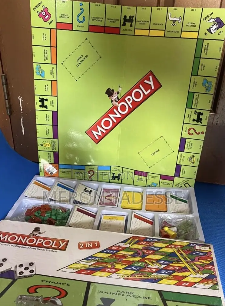 Monopoly + Snakes Ladders Game in One!ሞኖፓሊ Call