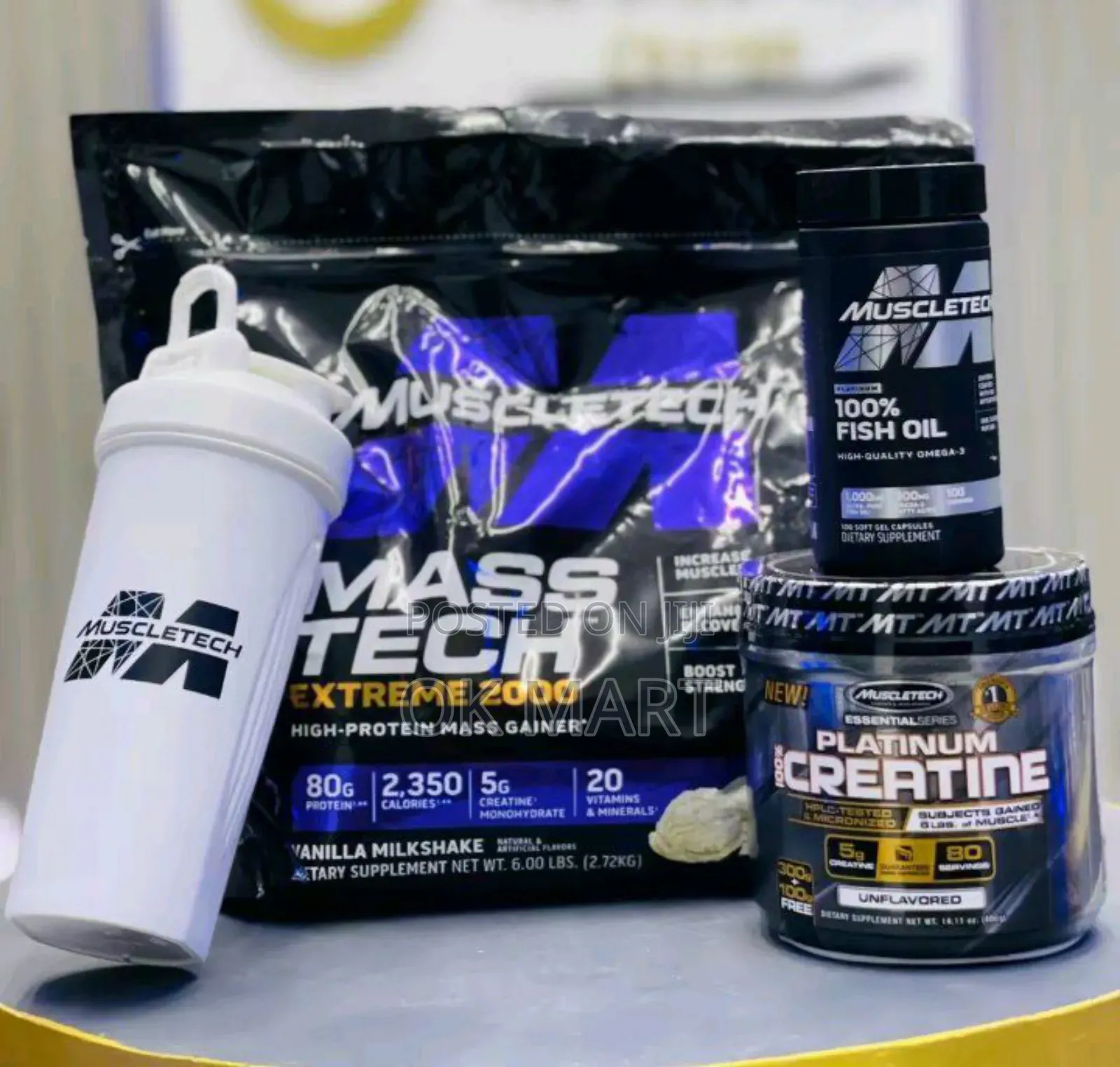 በ ፍጥነት ውፍረት ለመጨመር የሚሆኑ Mass Whey Protein Creatine