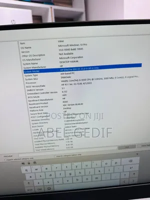 New Desktop Computer HP EliteOne 800 G6 8GB Intel Core I5 SSD 512GB