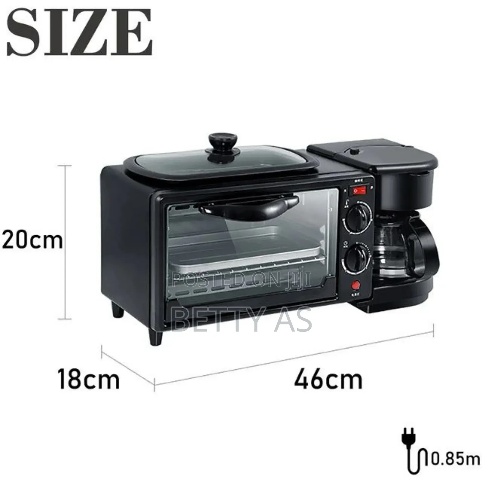 3 in 1 Breakfast Maker With a Coffee Maker