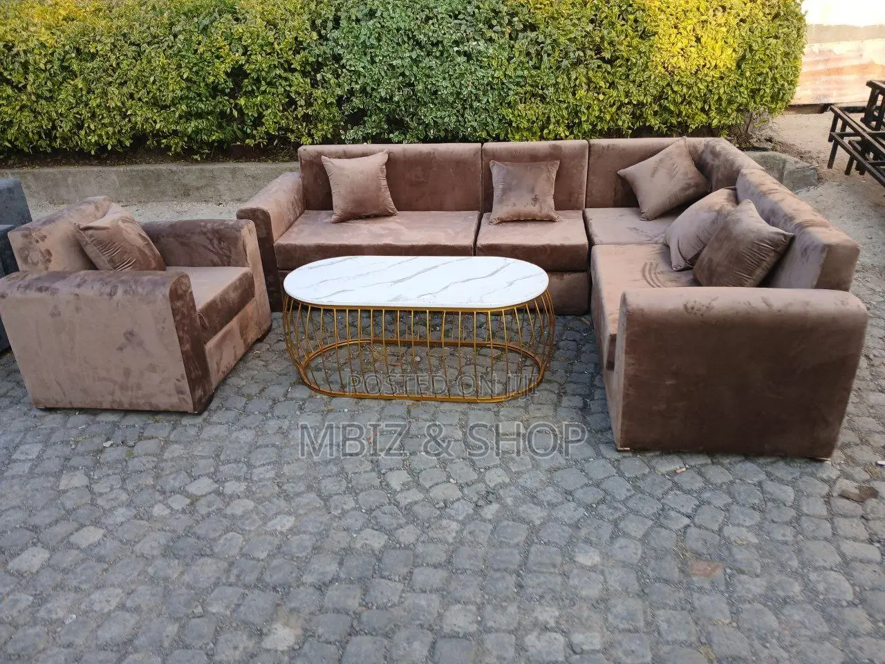 L Shape ዘመናዊ ሶፋ