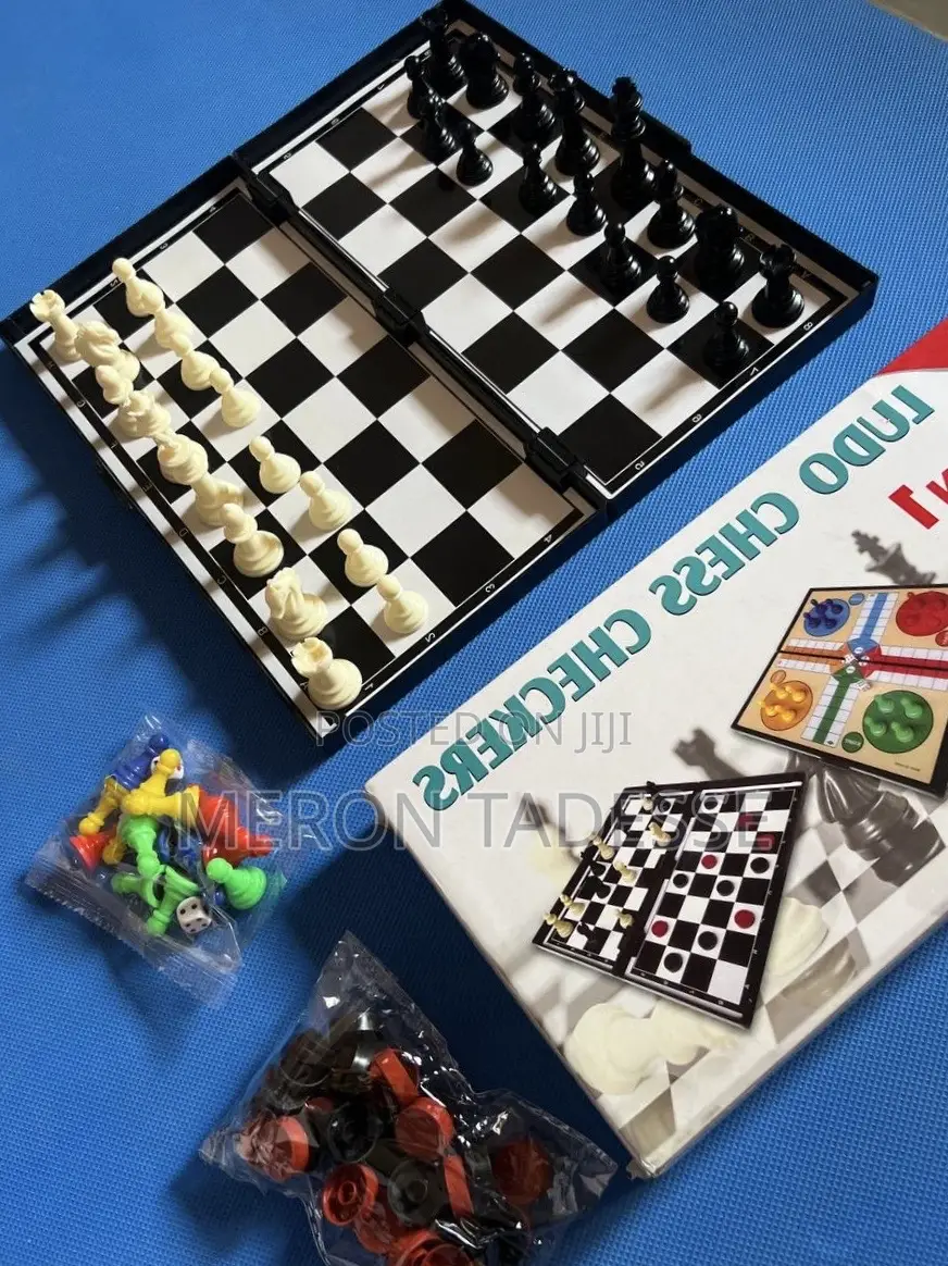 3 ቦርድ መግዛት ሳያስፈልጋቹ 3 ጨዋታዎች በ1 3 Games for the Price of 1!