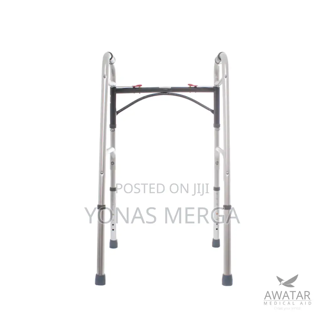 Foldable Walker冊walking Stick Walker哇adjustable Walker0ወከር