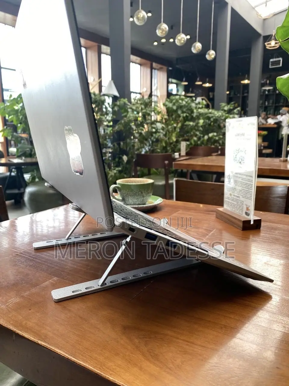 ላፕቶፕ ማስቀመጫ Laptop Stand to Reduce Neck Straincall