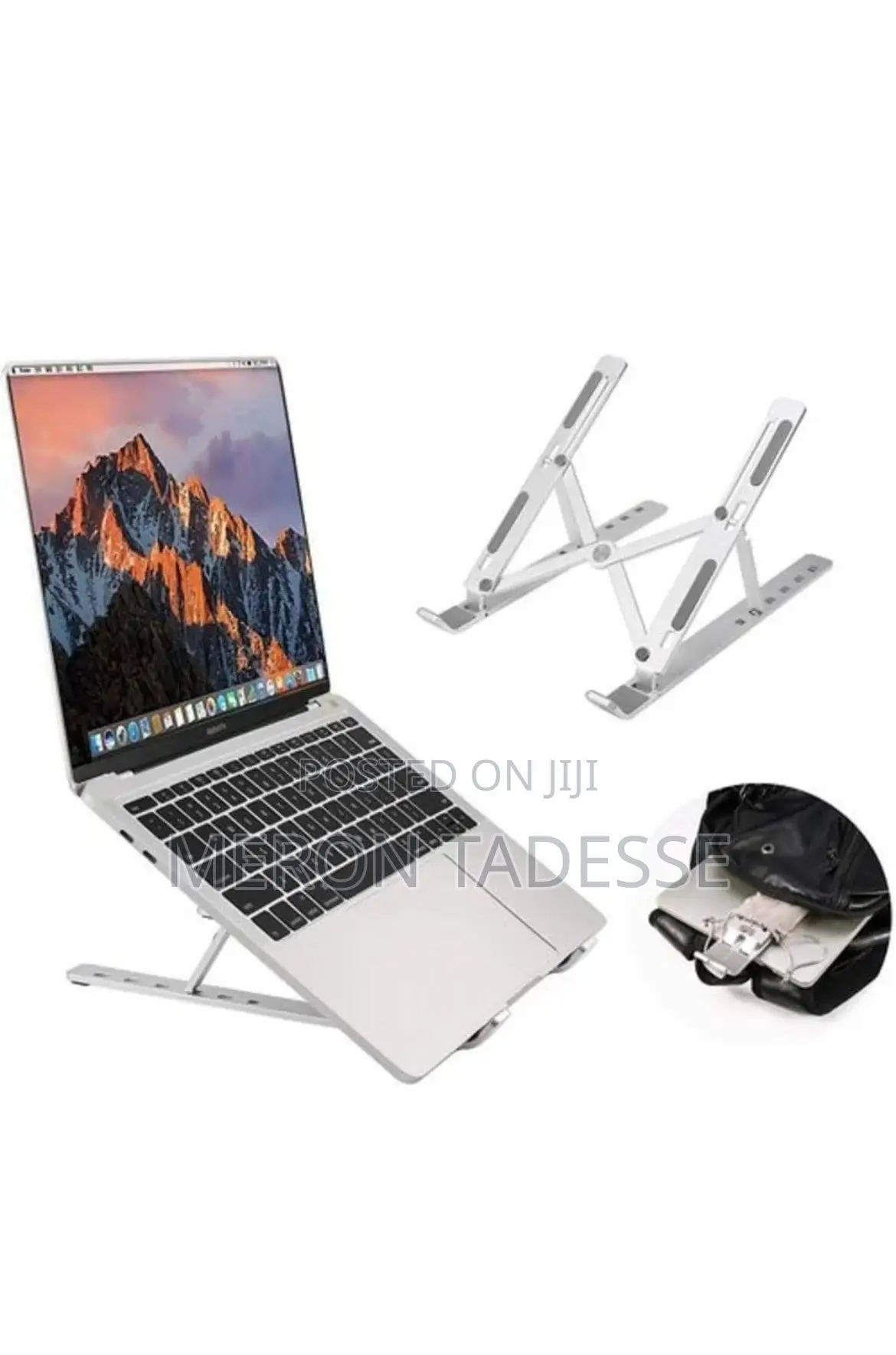 ላፕቶፕ ማስቀመጫ Laptop Stand to Reduce Neck Straincall