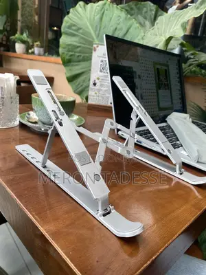 ላፕቶፕ ማስቀመጫ Laptop Stand to Reduce Neck Straincall