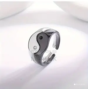 Yin Yan Stainless Steel Couple Ring