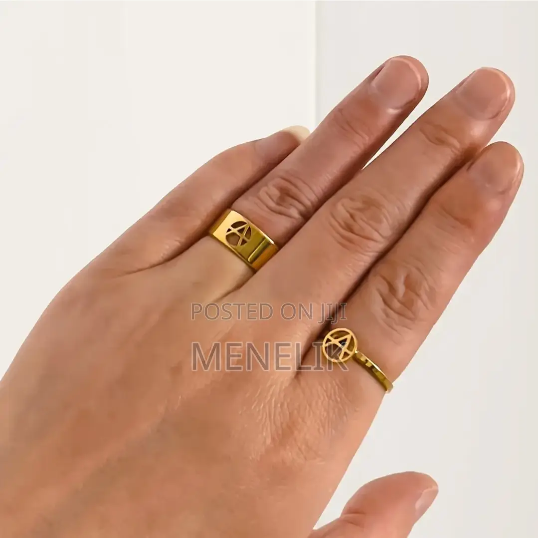 2pcs Stainless Steel Couple Ring