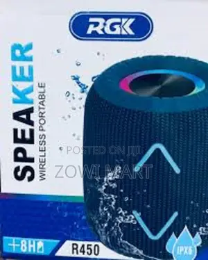 Photo - RGK Small Portable Bluetooth Speaker R450 IPX6 Water Resista