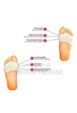 Photo - እግራቹን ጫማ ለሚልጣቹ Goodbye to Foot Pain! Silicon Gel Foot Pads