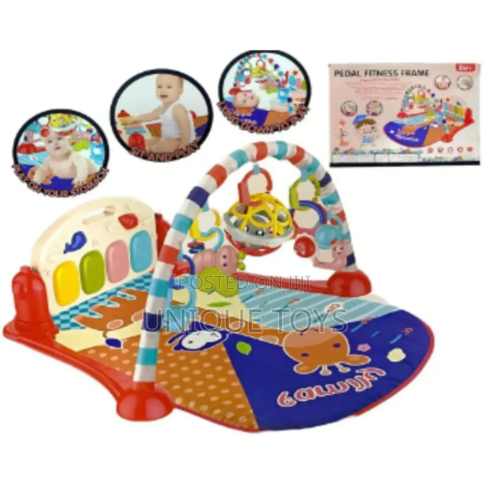 Multifunctional Baby Piano Fitness Play Gym Mat