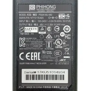 Photo - Cisco Psaa18u-480 Switching Power Supplyadapter 48v 0.38a18w