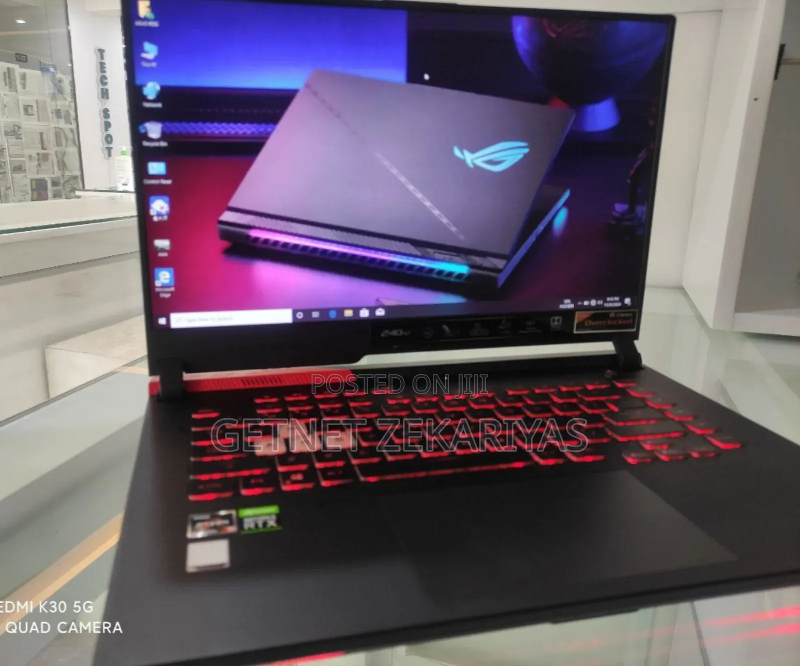 New Laptop Asus ROG Strix G15 16GB AMD Ryzen 9 SSD 512GB