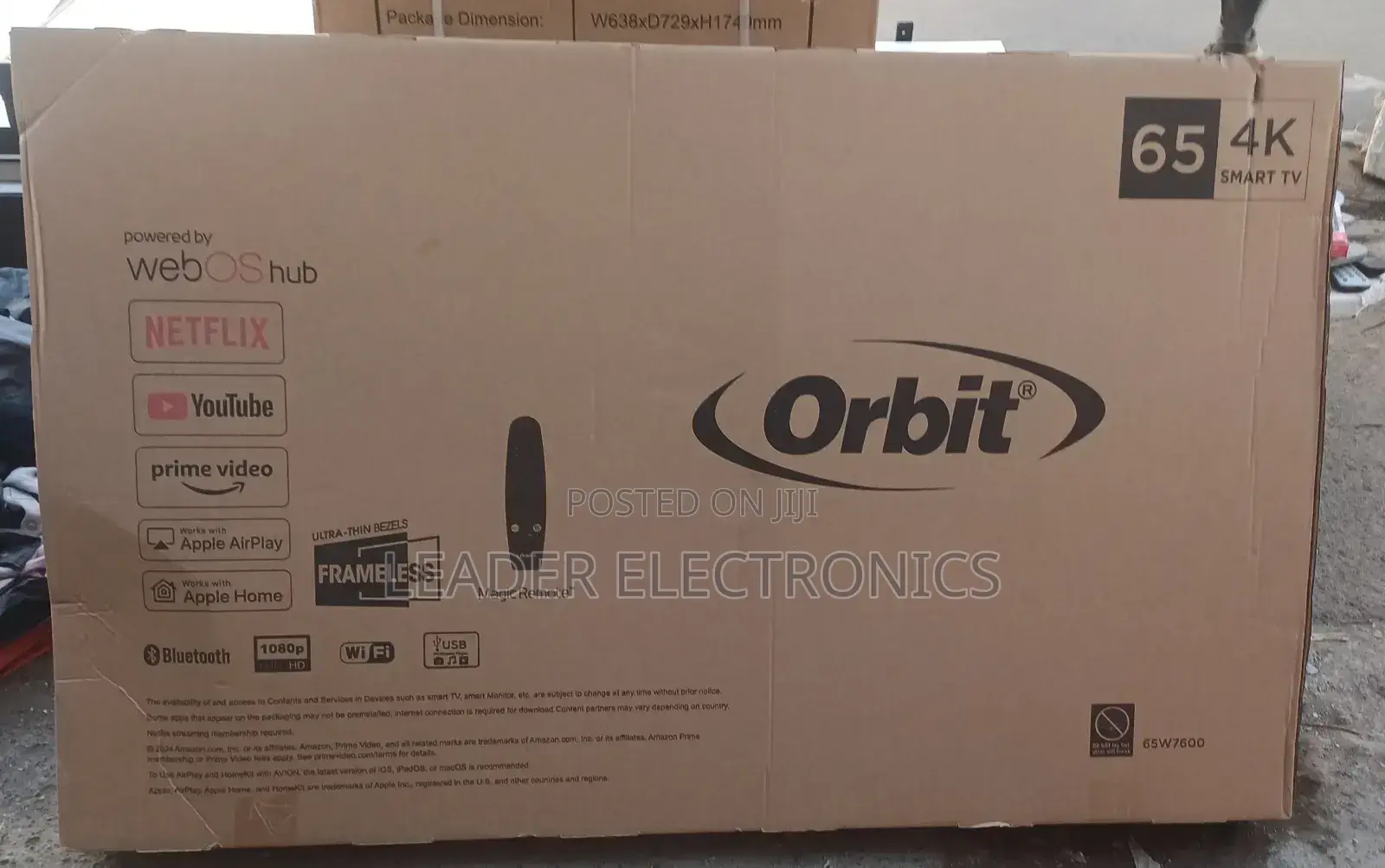 Orbit Tv 65 Inch Smart Android Tv 4 K UHD