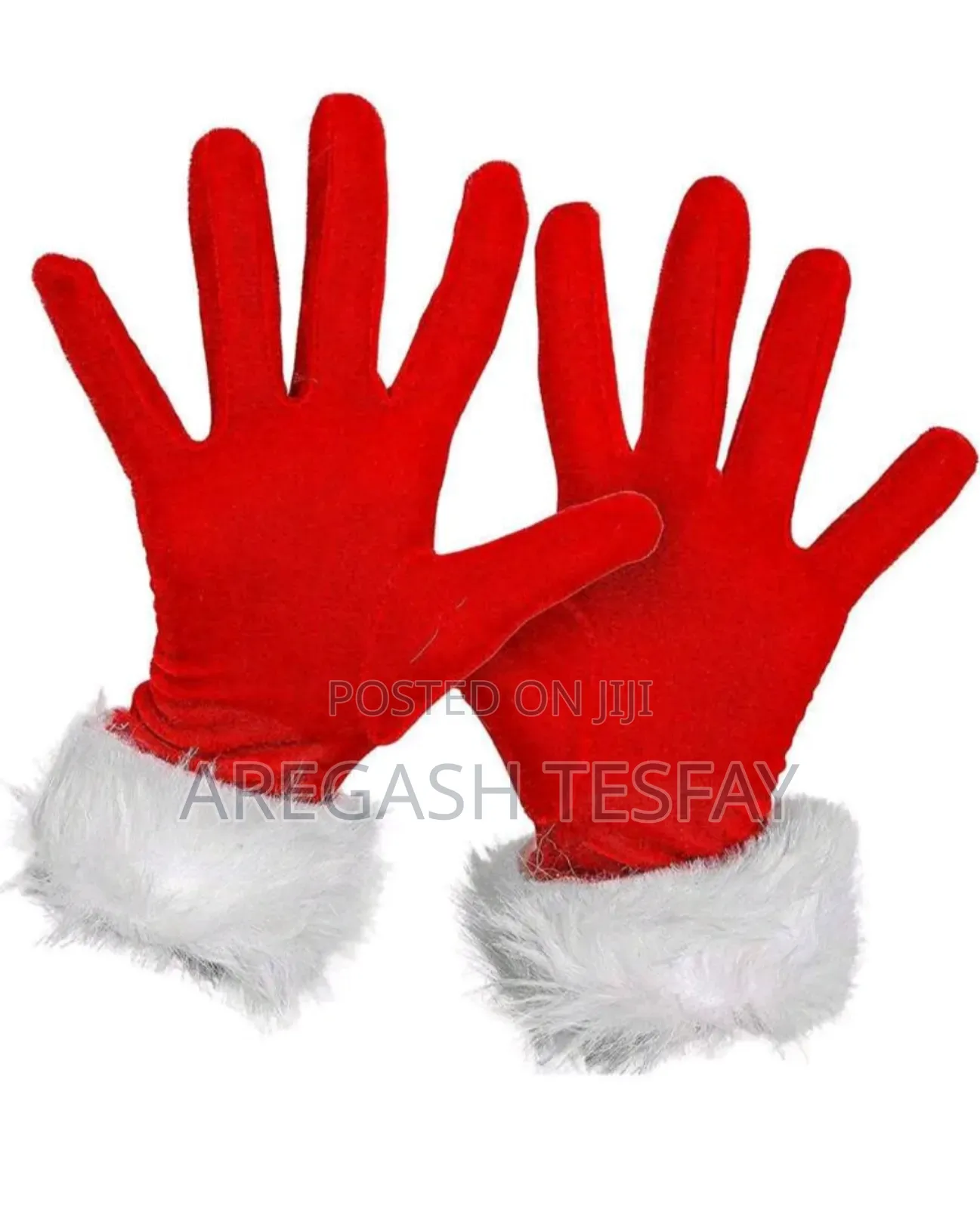 Christmas Full Fingers Plush Lnner Warm Gloves