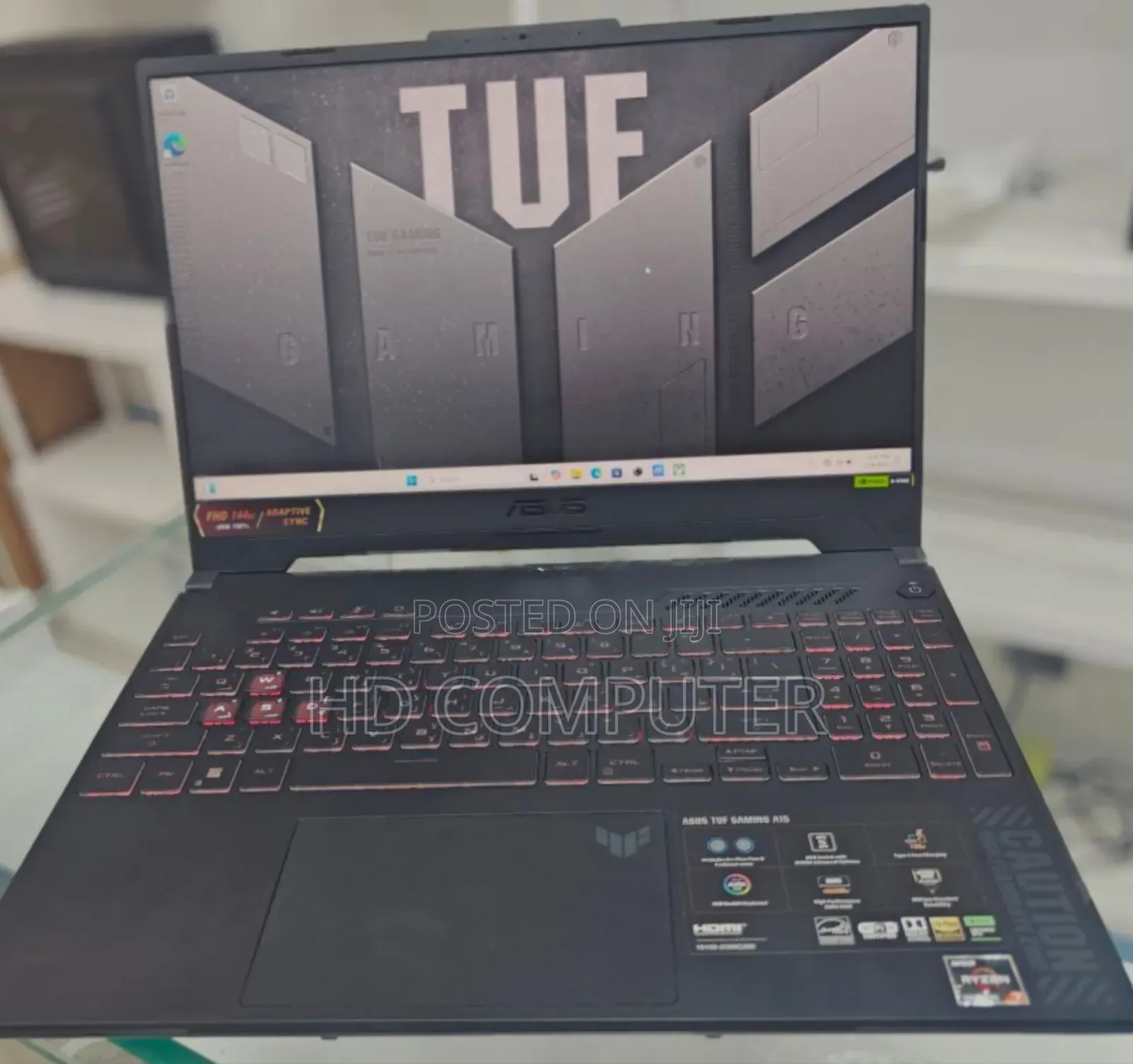 New Laptop Asus TUF Gaming A15 16GB AMD Ryzen 7 SSD 512GB