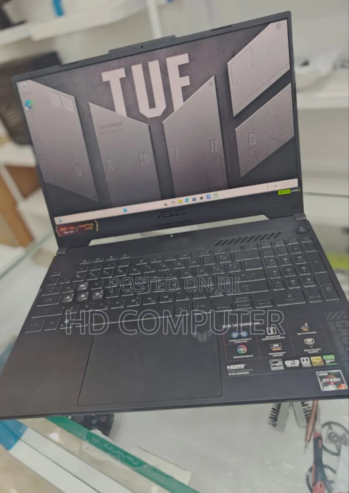 New Laptop Asus TUF Gaming A15 16GB AMD Ryzen 7 SSD 512GB