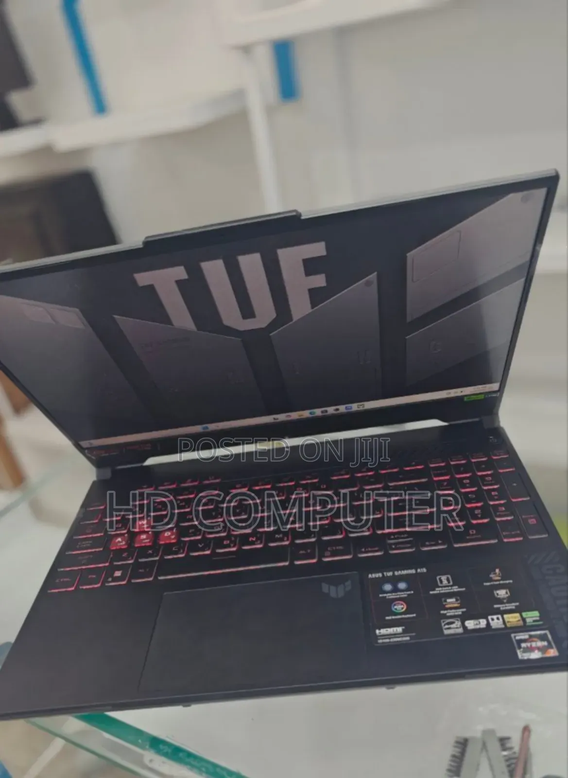 New Laptop Asus TUF Gaming A15 16GB AMD Ryzen 7 SSD 512GB