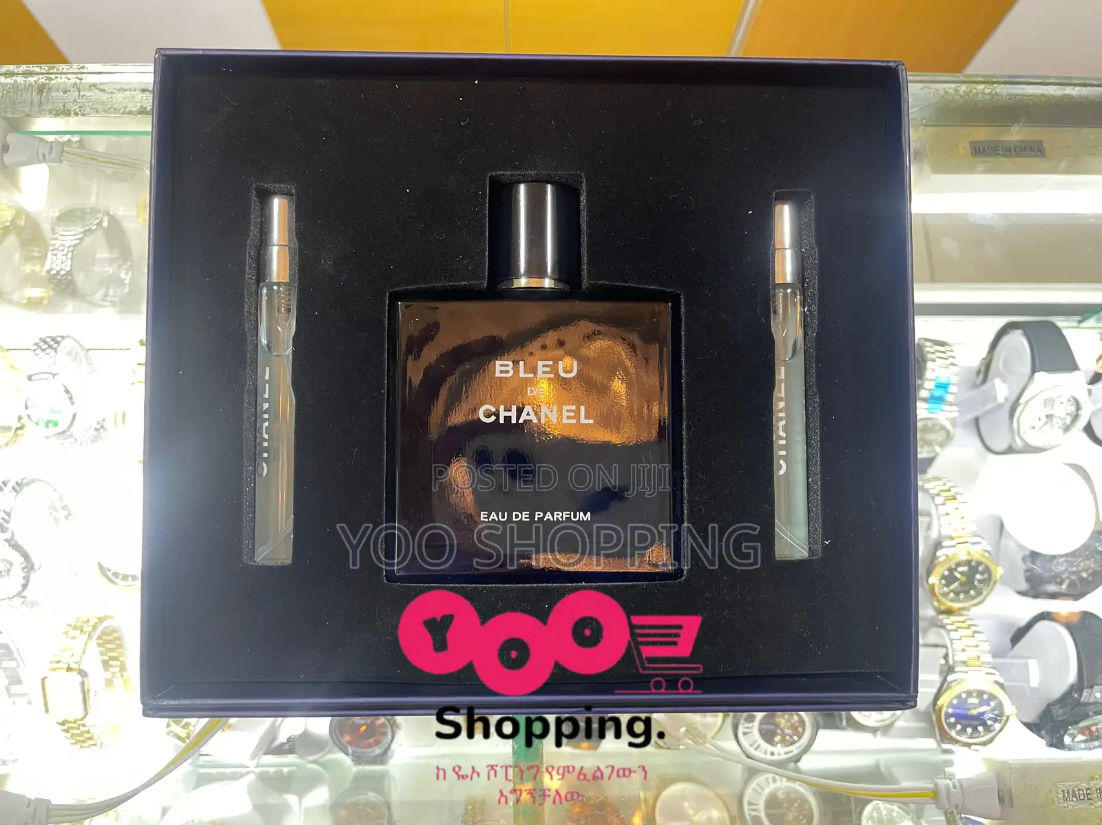 Blue DE Chanel Parfum Gift Box for Men